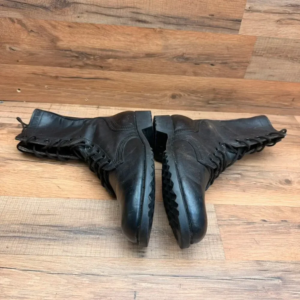 RO Search Vintage 1985 Military Combat men’s size 6.5R black leather Boots